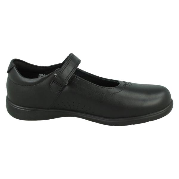Start-rite Girls Start-Rite Heart-Bow School Shoes Glisten