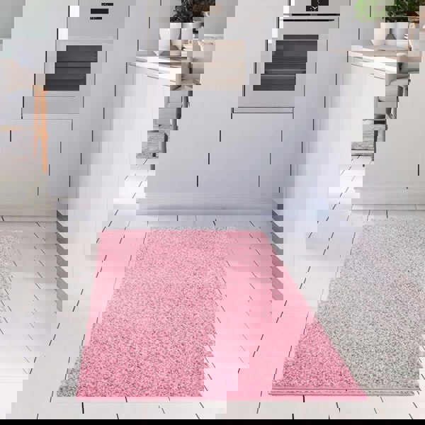 Shaggy Pink Colour Rug durable and soft, high quality