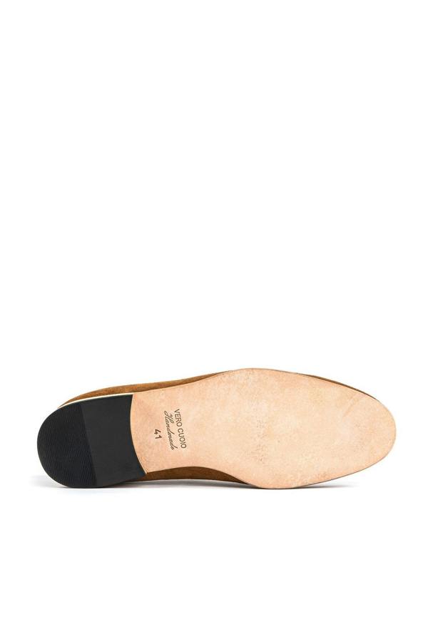 SUEDE SLIP ON SHOE - Premium Men's Patterned Shirt by Claudio Lugli | Bold Design, Tailored Fit, Best Printed Shirts