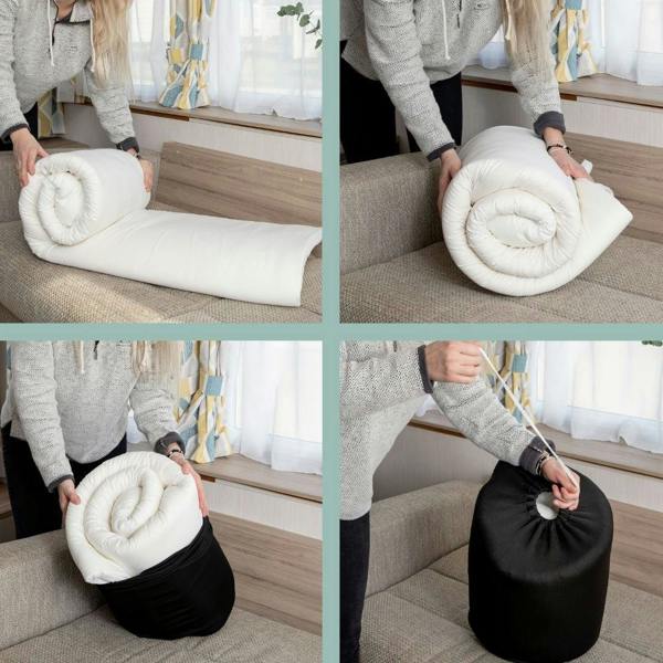 Click Clack Memory Foam Mattress Topper (With Bag) sofa bed fold out too firm