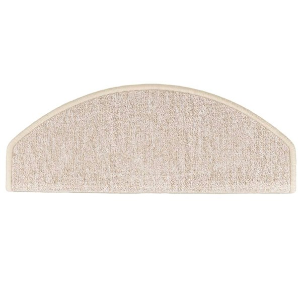 Berkfield Carpet Stair Treads 15 pcs Taupe 65x24x4 cm
