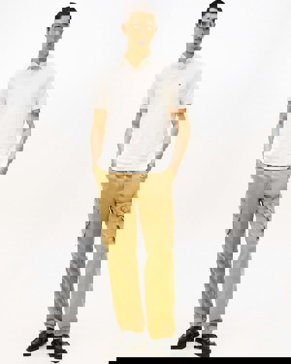 Tommy Hilfiger 1985 Regular Fit Mens Polo - Ivory Petal