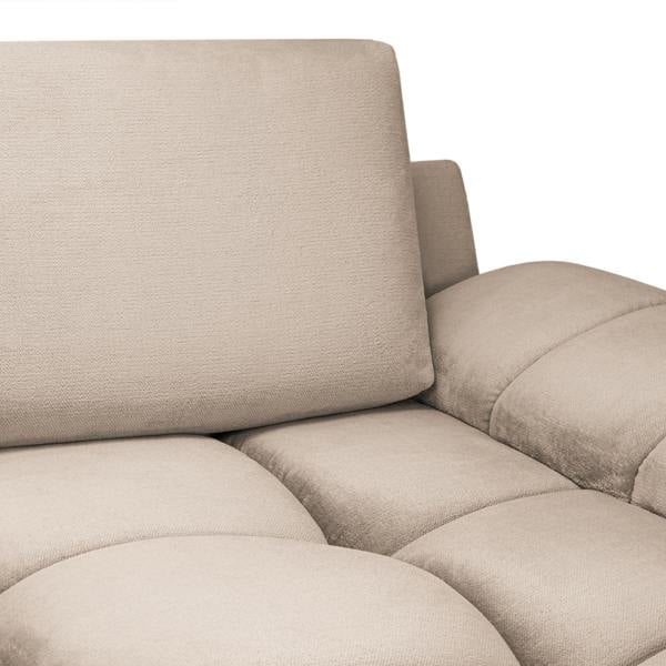 Furnishings For Less Zura Plush Velvet Large 3 Seater Sofa | Cream, Grey or Mocha