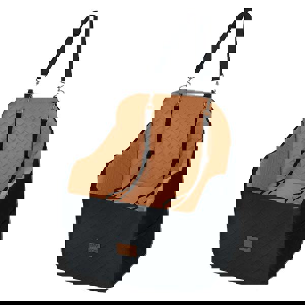 Skylos Dog Booster Car Seat for Small to Medium Pets up to 35 lbs Portable Brown