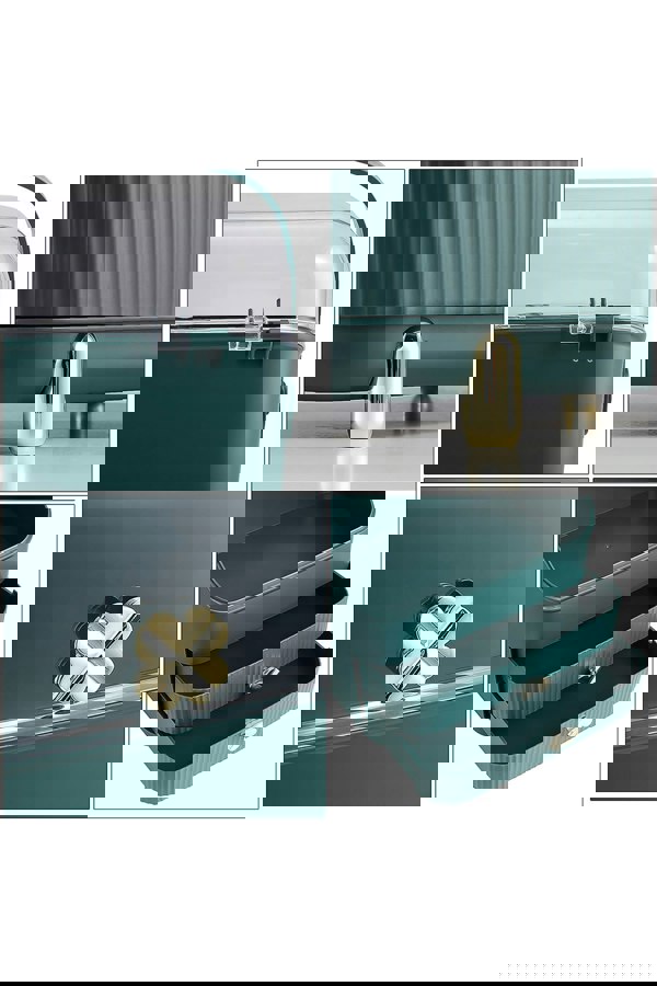 Living and Home Makeup Storage Organizer with Lid Waterproof