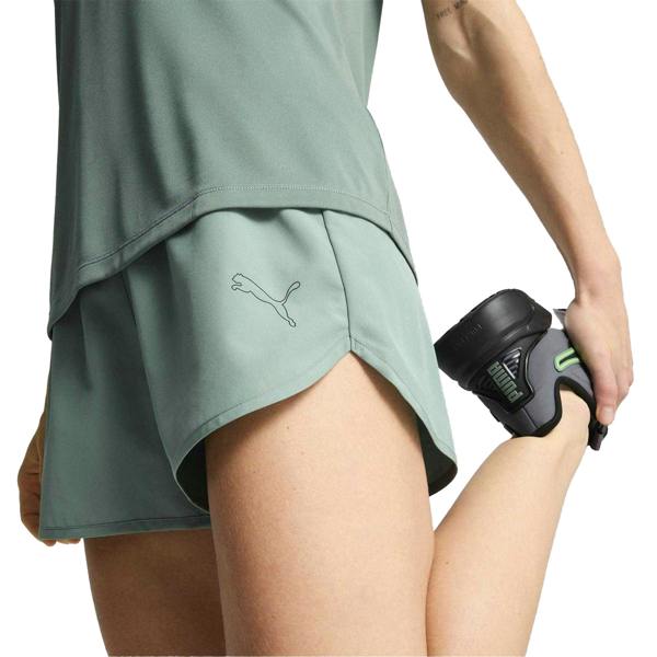 Puma Womens/Ladies Shorts - Green/Moon - 
