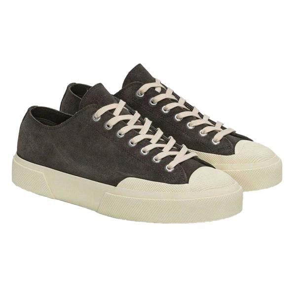 Superga Womens/Ladies Flesh Out Suede Work Trainers - Volcanic Ash/Off White