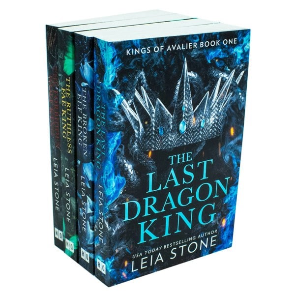 Leia Stone 4 Book Set The Last Dragon King, The Broken Elf King & more