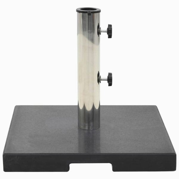 Berkfield Parasol Base Granite 20 kg Square Black