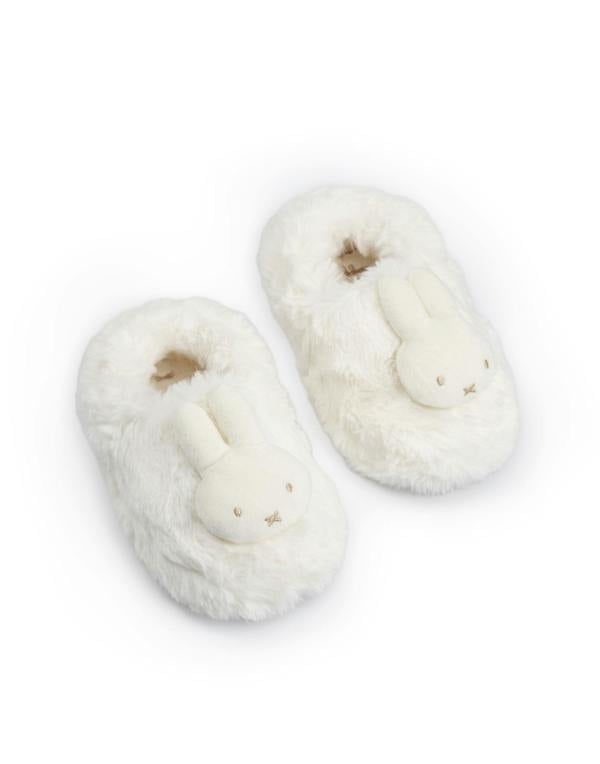Miffy Girls White Character Face Mule Slippers