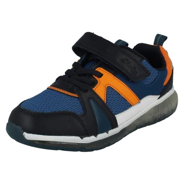 Clarks Boys Clarks Glo Move Trainers Spark Flash