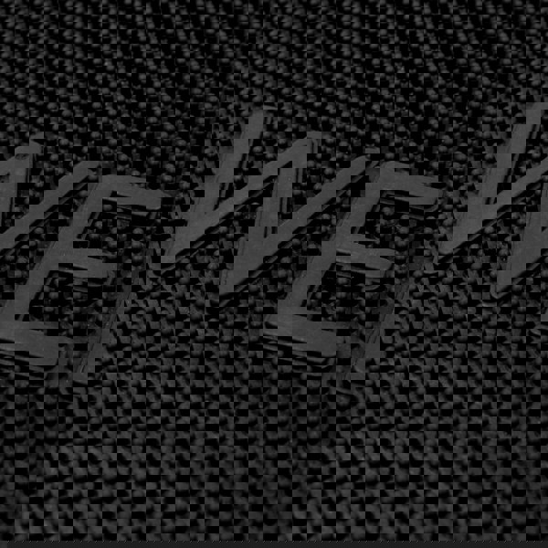 JVL Alvaro Welcome Scraper Rubber Pin Doormat, 45x75cm, Black