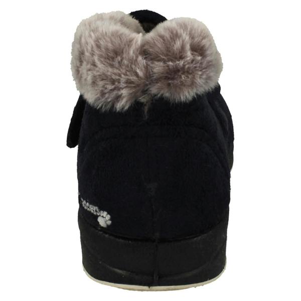 Padders Ladies Padders Cross Strap Slippers - Hush