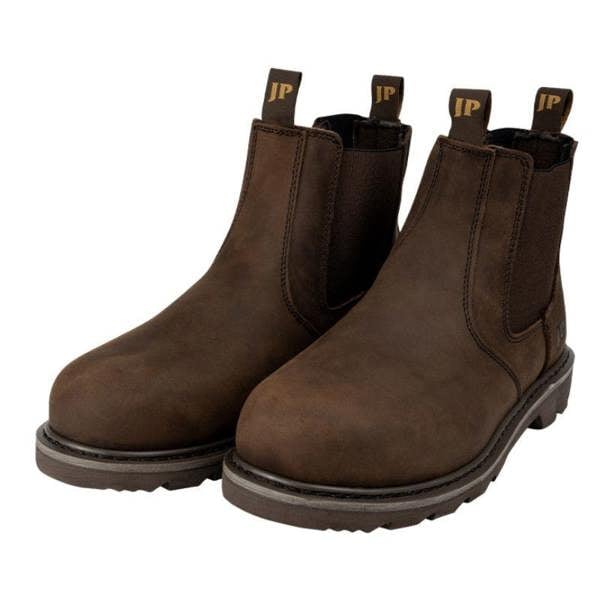 Jack Pyke Safety Dealer Boots Brown front view