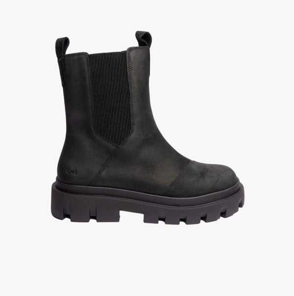 TOMS ROWAN Womens Boots Black/Black