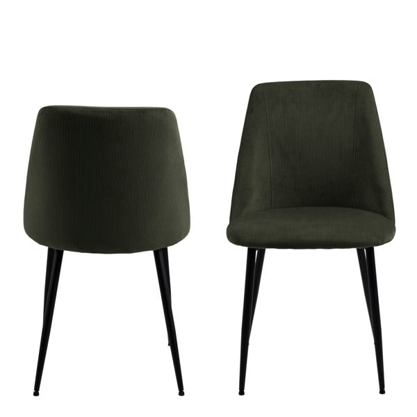 Furniture To Go Ines Dining Chair in Olive Green Set of 4
