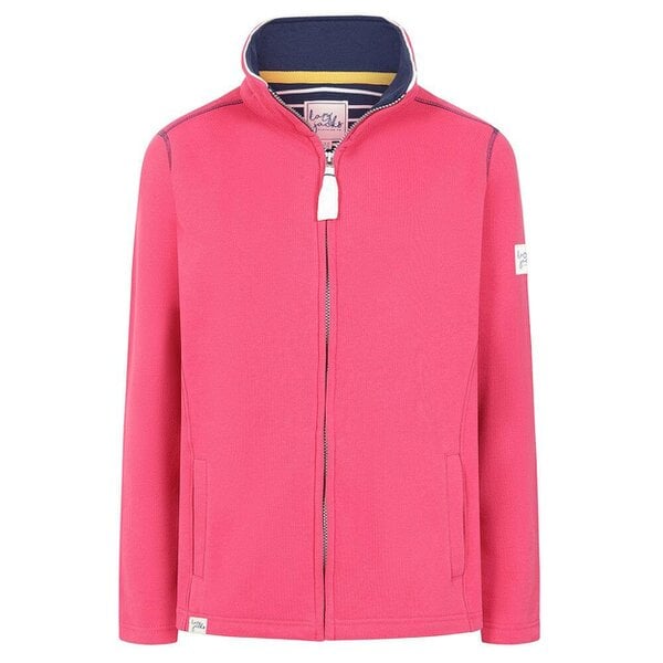 Lazy Jacks LJ33 - Ladies Full Zip Sweatshirt - Cherry