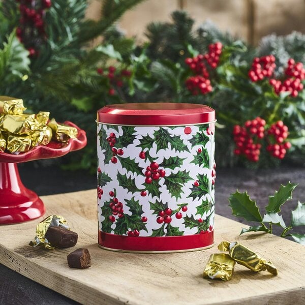 Scotts of Stow Winter Berries Tin of Chocolate Fudge