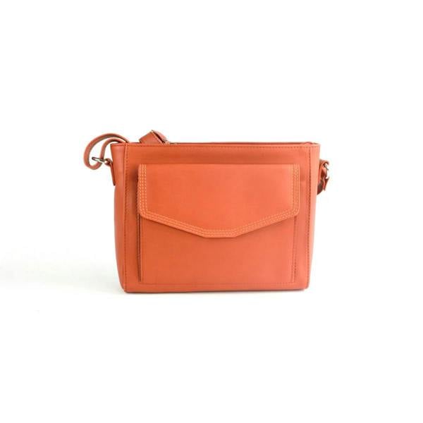 Eastern Counties Leather Autumn Leather Handbag - Russet