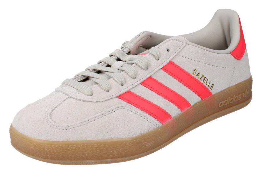 Adidas Originals Gazelle Indoor Mens Trainers  JR3840 - Grey Red Gum JR3840 - Photo 0
