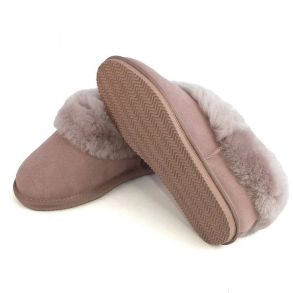 Eastern Counties Leather Womens/Ladies Elena Sheepskin Slipper Boots - Mushroom