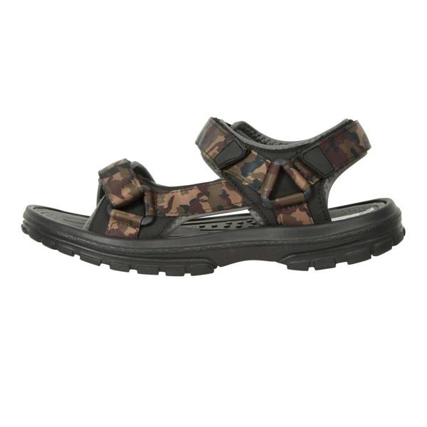 Mountain Warehouse Mens Crete Camo Sandals - Green/Black - 
