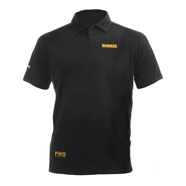 Dewalt RUTLAND Mens Polo Shirt Black