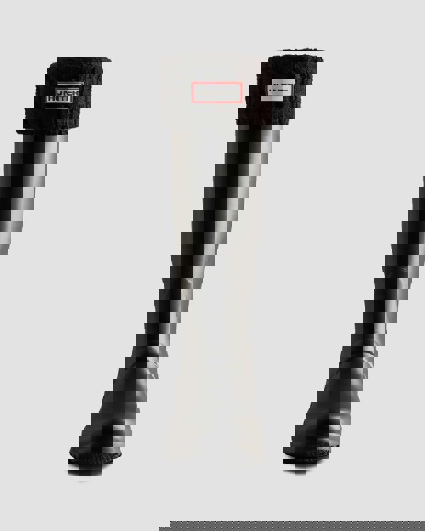 Hunter 6 Stitch Cable Tall Boot Sock - Black