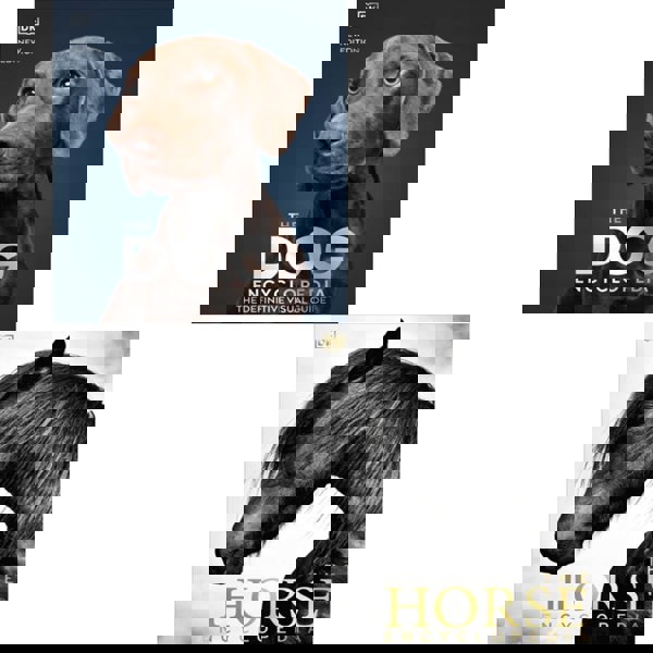 DK Pet Encyclopedias 2 Books Collection Set Horse Encyclopedia, Dog Encyclopedia