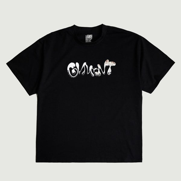 Silver Chrome Tee - Black - GVNMNT Clothing Co, European streetwear.