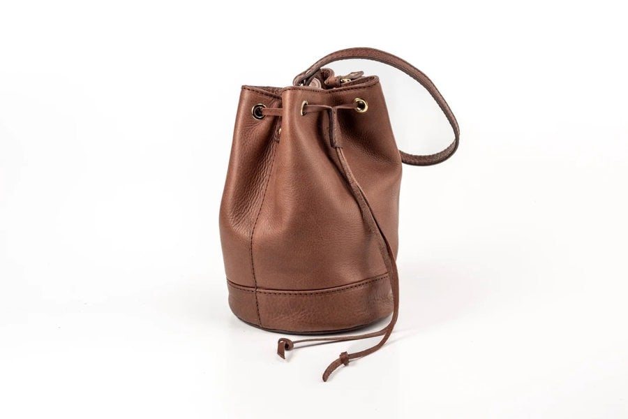 Leather Bucket Tobacco Chelsea Collection