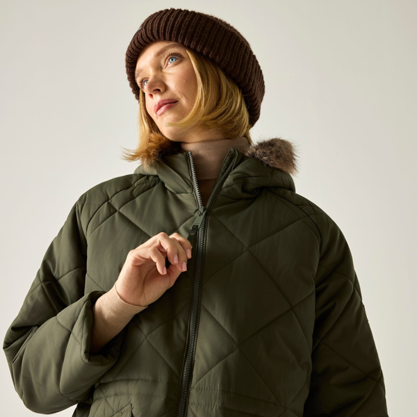 Regatta Womens Freyla Padded Jacket - Dark Khaki