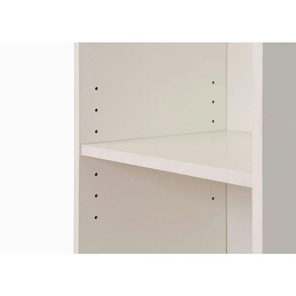 Timber Art Design 3 Tier Medium Narrow Bookcase Shelving Unit Living Room Office Bedroom