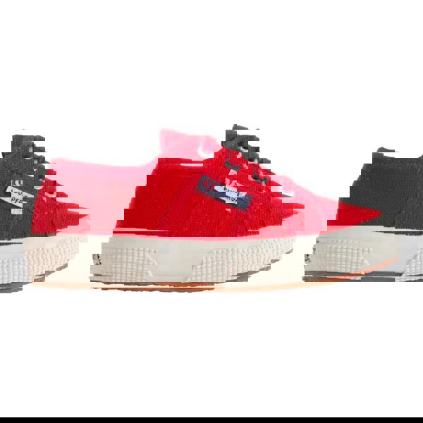 Superga Childrens/Kids 2750 Jcot Leather Trainers - Red