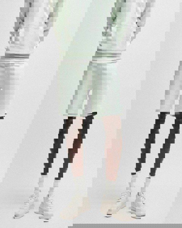 BOSS Orange Sewalk Mens Cotton-Terry Shorts With Logo Badge - Open Blue 474