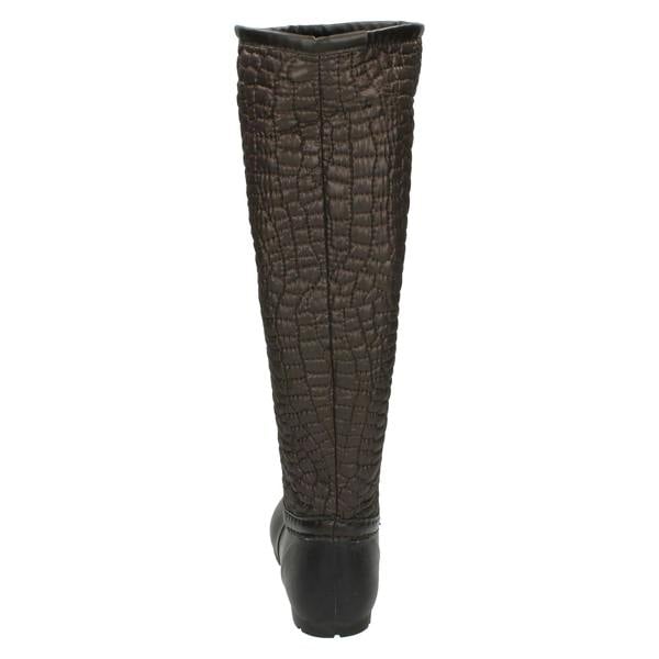 Spot On Ladies Spot On Crocodile Style Wellington Boots