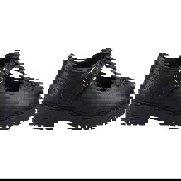 Hush Puppies Fiona JNR Leather Girls's Black Shoes