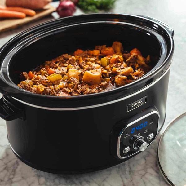 Cooks Professional 6.5L Digital Slow Cooker | Black