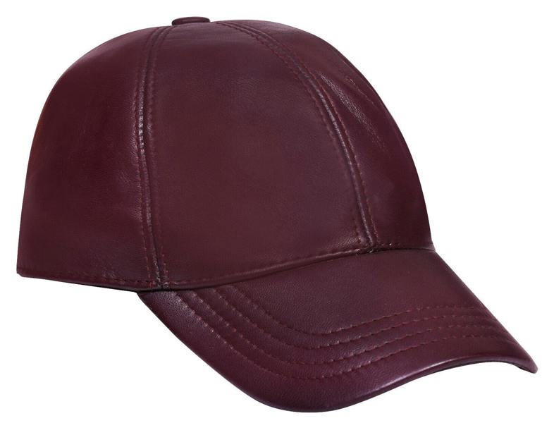 Infinity Leather Mens Womens Real Nappa Leather Adjustable Golf Snapback Plain Baseball Cap Hat