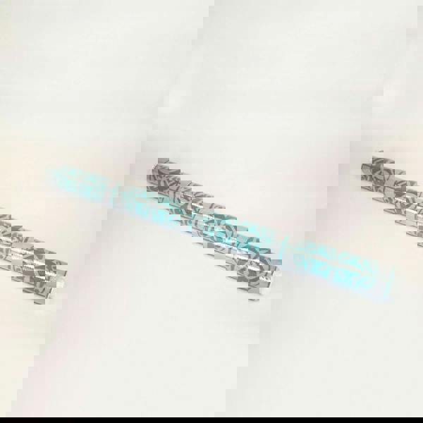 WFS6020 - Seamless Turquoise Shaded Floral Pattern Floor Stickers 120cm x 60 cm