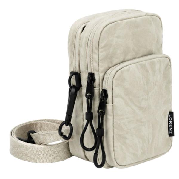 Lorenz Compact Twin Zip Crossbody Phone Travel Bag