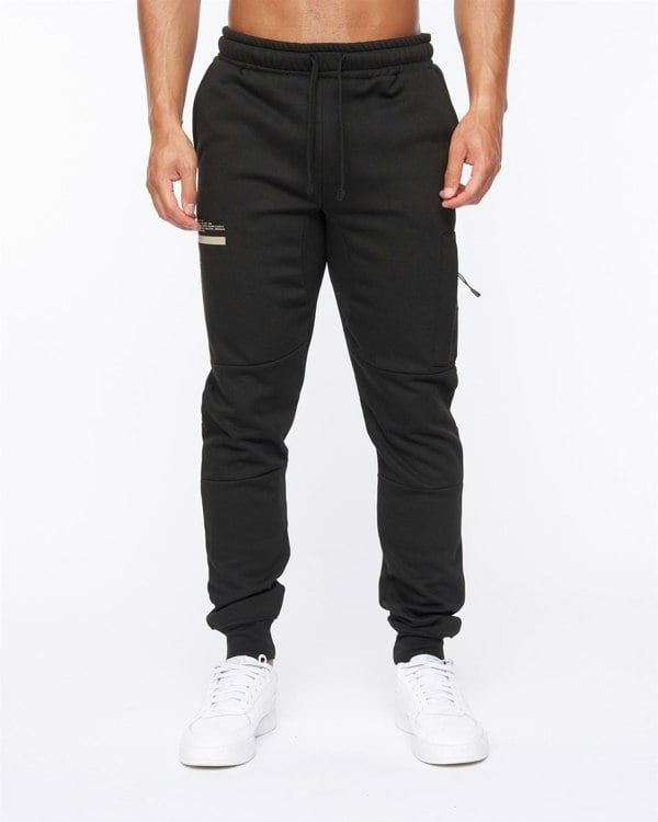 Duck and Cover Heningys Joggers - Black