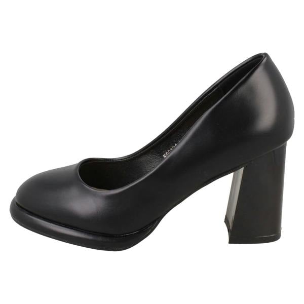 Anne Michelle Womens Anne Michelle Block Heeled Court Shoes F90121