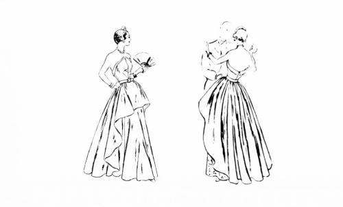 Vogue Sewing Pattern 1963, Dresses, Vintage Style for Women, AX5 (4-6-8-10-12) - Advanced