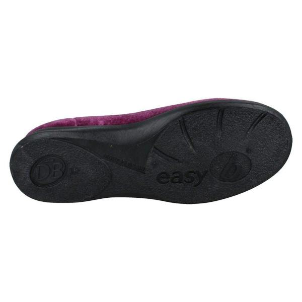 DB Shoes Ladies DB Shoes 2V Fitting Strap Fastening Slippers Caroline 2