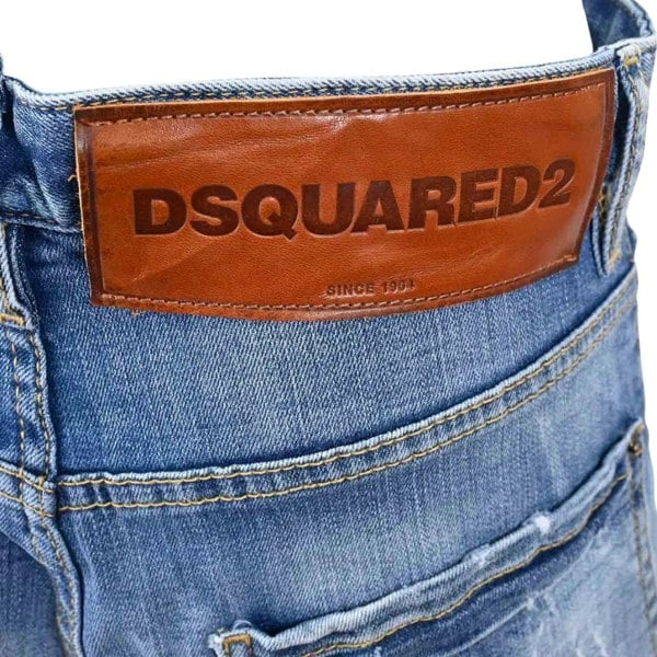 DSQUARED2 S71LB0960 S30664 SEXY TWIST JEAN 470 NAVY BLUE JEANS Mens 44