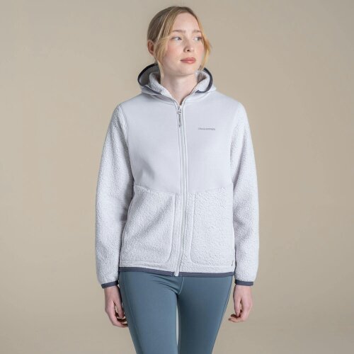 Craghoppers Womens Telesto Hooded Fleece Jacket - Lunar Grey