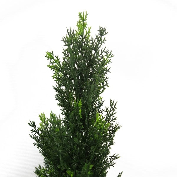 Leaf 90cm (3ft) Artificial Cedar Cone Cypress Conifer Topiary Tree