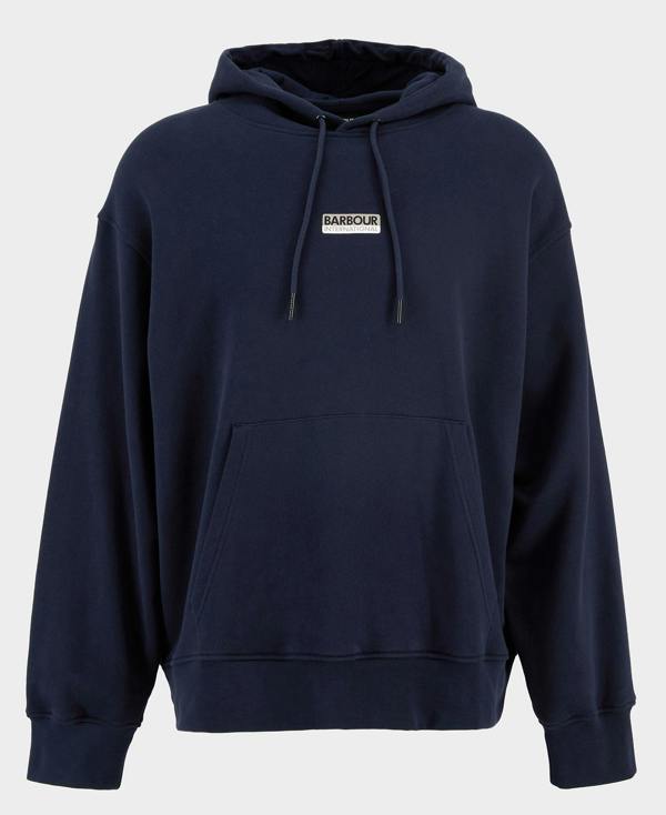 BARBOUR INTERNATIONAL Oversized Wendell Hoodie - Navy Blue