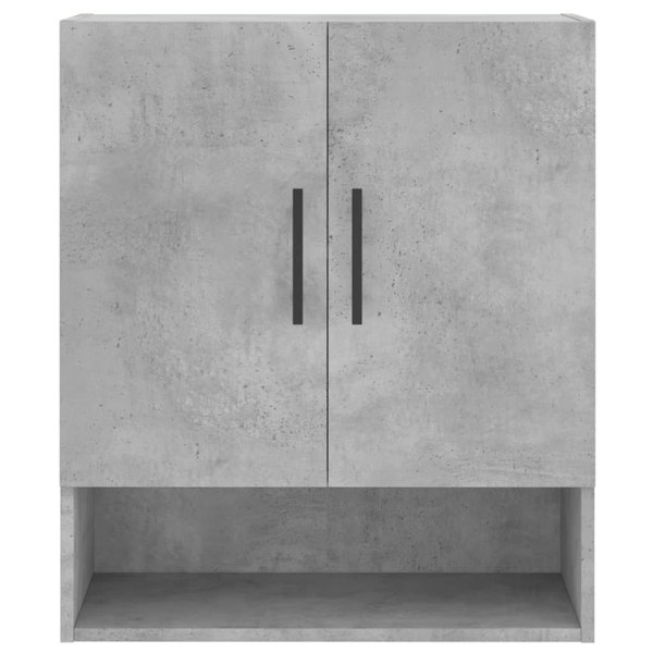 Berkfield Wall Cabinet Concrete Grey 60x31x70 cm Engineered Wood